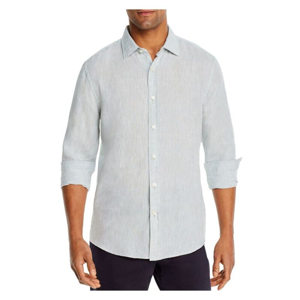 The Mens store Mens Light Blue Button Down Casual Shirt M